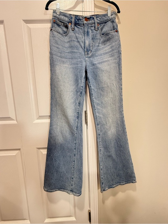 madewell Denim - Madewell Perfect Vintage Flare Jeans Womens Size 25 High Rise Light Wash Denim